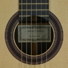 Jos&eacute; Marin Plazuelo Konzertgitarre Fichte, Ziricote, Baujahr 2014, Rosette, Schild
