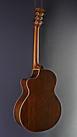 Faith Legacy Neptune Electro Akustikgitarre in Mini Jumbo Form mit torified Sitka Fichtendecke und Zargen und Boden aus massivem Mahagoni, mit Cutaway und Flex T-Blend Pickup, R&uuml;ckseite