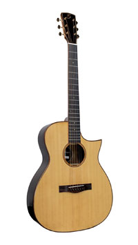 Shape O-415 HG CE, Akustikgitarre mit Pickup in OM Form mit massiver Fichtendecke und Zarge und Boden aus massivem Palisander, mit Cutaway, Tonabnehmer und Armrest